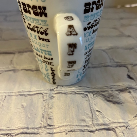 JONATHAN ADLER FOR BARNES & NOBLE JAVA/MOCHA/LATTE PRINT CUP/MUG - Picture 7 of 8
